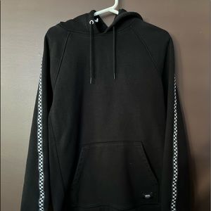 Vans Black & White Checkered Hoodie SZ Medium